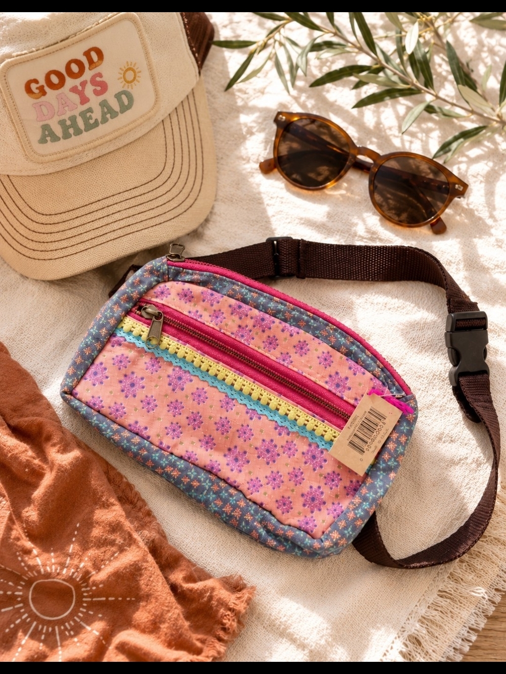 NATURAL LIFE Brand New Waist Bag, Fanny Pack, Boho, Festival, Coachella